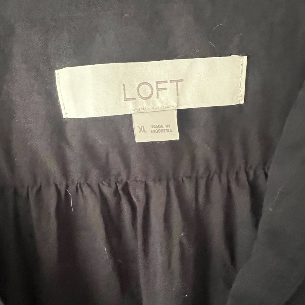 Loft Light Split Neck Tunic Blouse - image 4